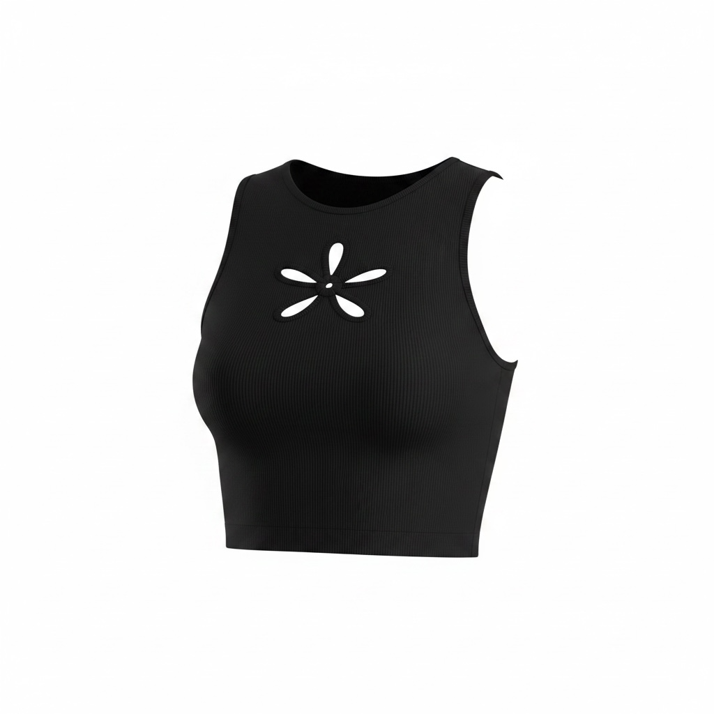 Flower cut out top