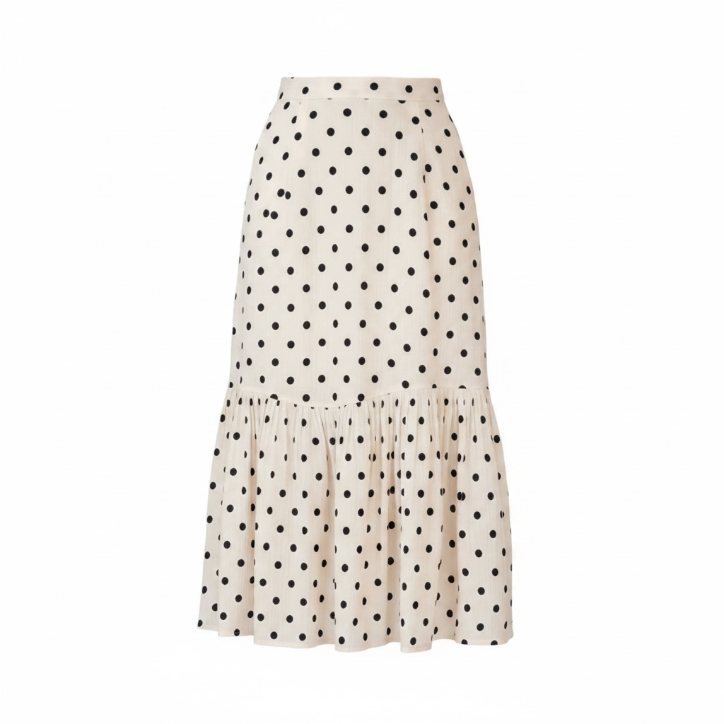 Polka dot skirt