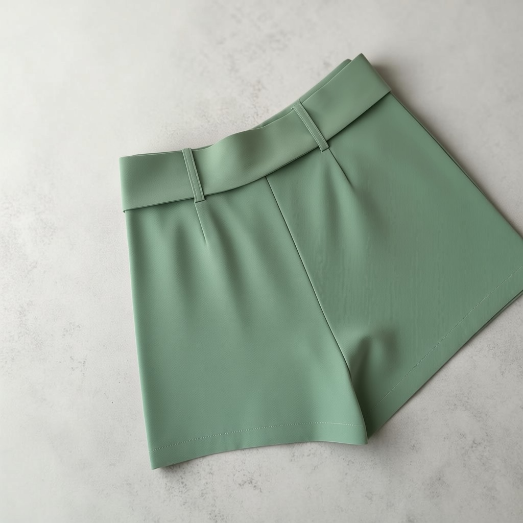 Belted skort