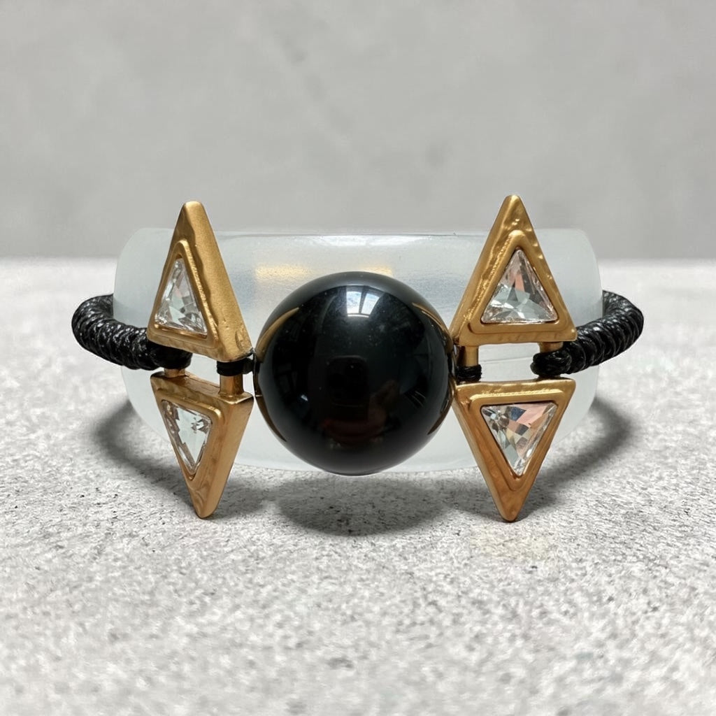 Bracelet with Natural Stone & Swarovski Crystals