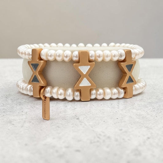 Cultured Pearl Double-Wrap Bracelet