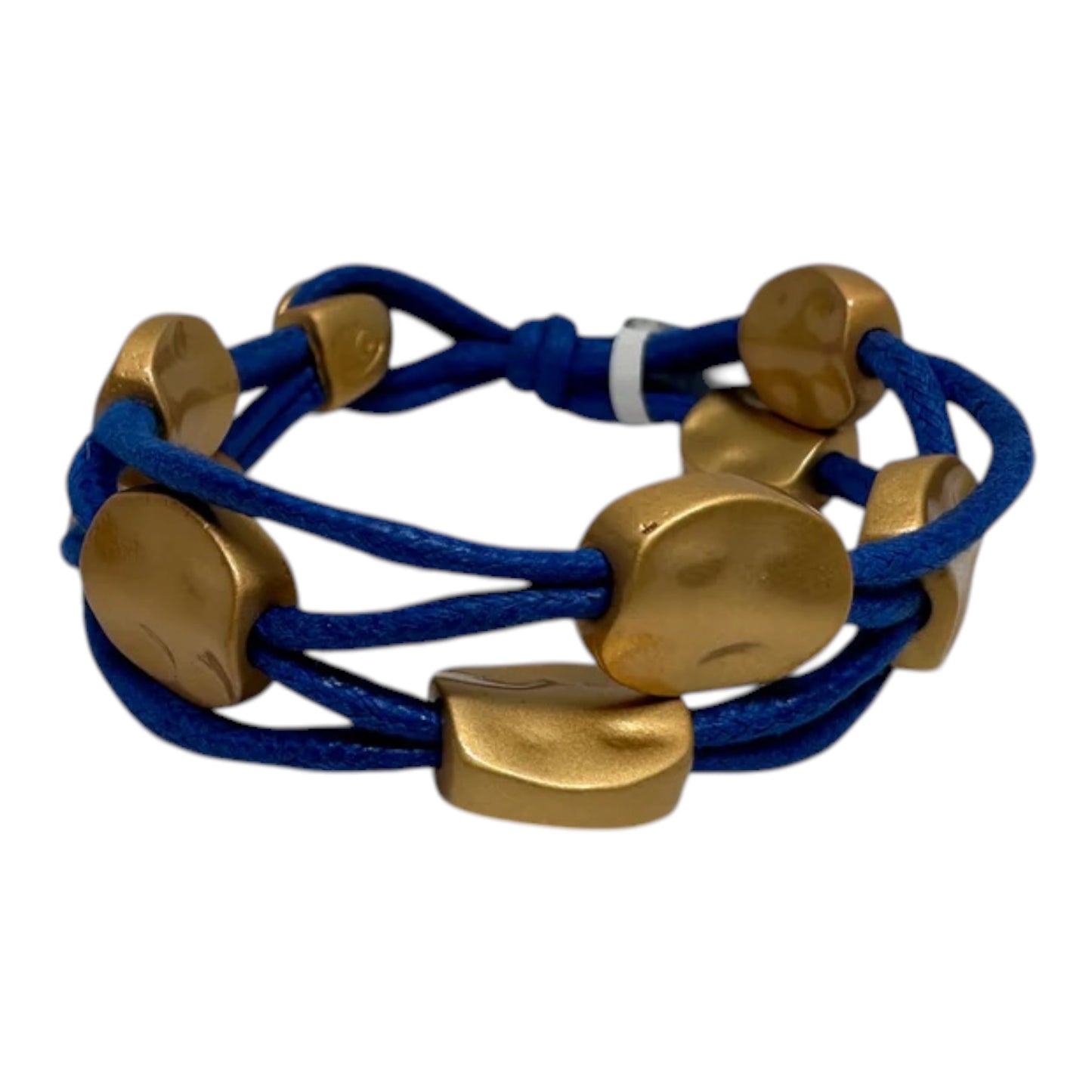 Blue and gold bracelet