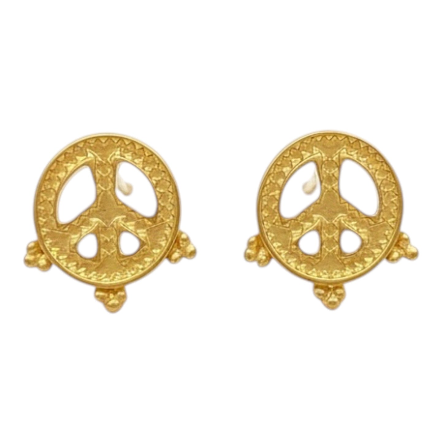 Peace earrings