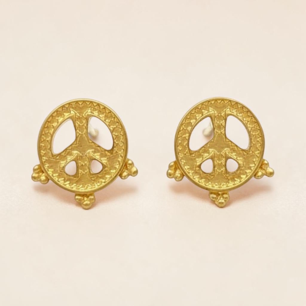 Peace earrings