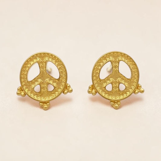 Peace earrings