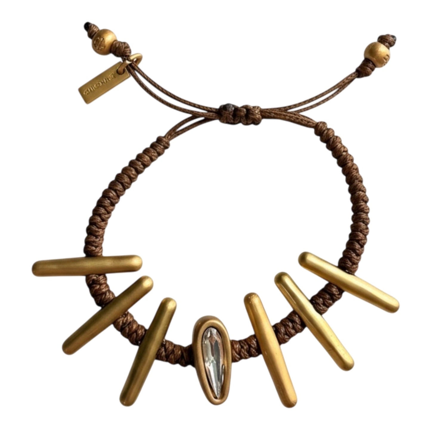 Brown cord bracelet