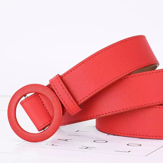 Round red belt