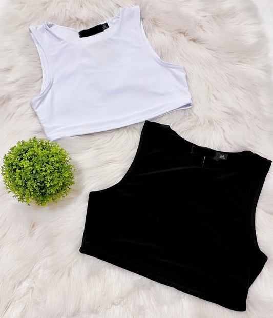 Double layer crop top