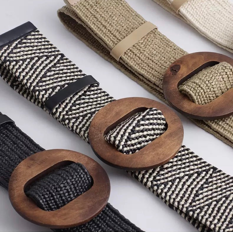 Wooden elastic belts