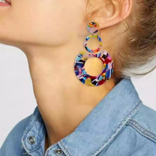Multicolor earrings