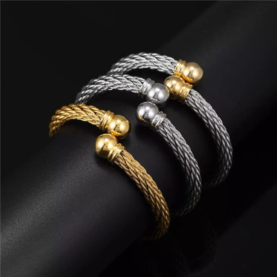 Twisted bracelets