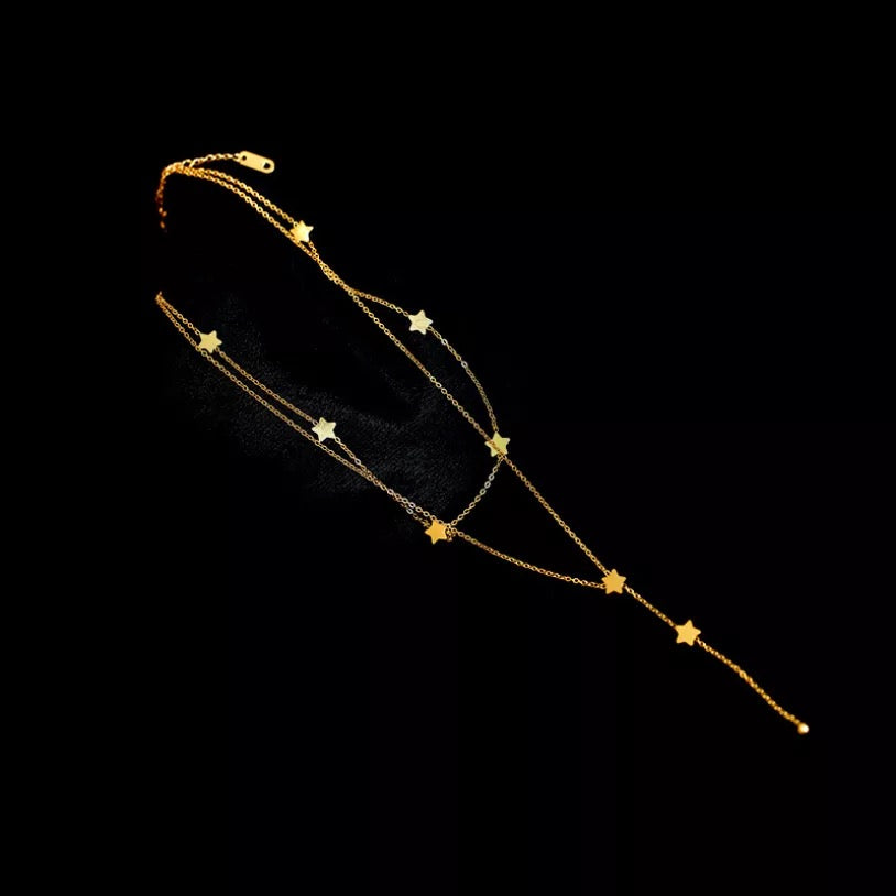 Stars tassel necklace