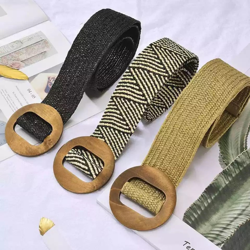 Wooden elastic belts